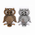 Zinc Alloy Owl Charm Pendant No.093703 for DIY Necklace Bracelet Jewelry Making view 1