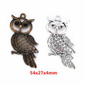 Zinc Alloy Owl Charm Pendant No.021765 for DIY Necklace Bracelet Jewelry Making view 4