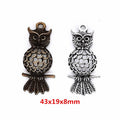 Zinc Alloy Owl Charm Pendant No.162418 for DIY Necklace Bracelet Jewelry Making view 4