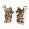 Zinc Alloy Bear Charm Pendant No.501886 for DIY Necklace Bracelet Jewelry Making view 3