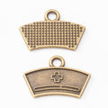 Zinc Alloy Nurse Cap Charm Pendant for DIY Necklace Bracelet Jewelry Making view 2