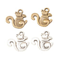 Zinc Alloy Squirrel Charm Pendant for DIY Necklace Bracelet Jewelry Making view 4
