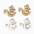 Zinc Alloy Squirrel Charm Pendant for DIY Necklace Bracelet Jewelry Making view 1