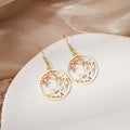 Vintage Chinese Mythical Dragon Phoenix Enamel Alloy Drop Hooks Elegant Niche Fashion Dangle Earrings view 2