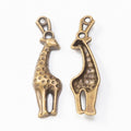 Zinc Alloy Giraffe Charm Pendant No.470926 for DIY Necklace Bracelet Jewelry Making view 3