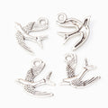 Zinc Alloy Bird Charm Pendant for DIY Necklace Bracelet Jewelry Making view 3