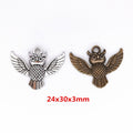 Zinc Alloy Owl Charm Pendant No.343400 for DIY Necklace Bracelet Jewelry Making view 4