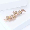 Alloy Zircon Maple Leaf Brooch Pin For Suits And Jackets view 2