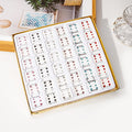 108 Pairs Elegant Colorful Rhinestone Stud Set With Plastic Pins Simple Ear Hole Care Earrings view 3