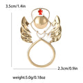 Alloy Enamel Nurse Brooch Pin For Women's Coat And Blazer Decoration view 4