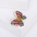 Alloy Rhinestone Butterfly Brooch For Coat And Shirt Accessories view 5