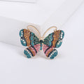 Alloy Rhinestone Butterfly Brooch For Coat And Shirt Accessories view 2