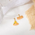 Sterling Silver Pin Asymmetric Cartoon Bear Origami Crane Bow Candy Cat Music Note Animal Stud Earrings view 3