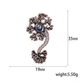 Vintage Alloy Enamel Brain Nerve Brooch Pin For Clothing Accessories view 5