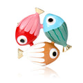 Cute Alloy Three Fish Brooch For Suits And Gift Accessories view 5