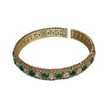 Korean Style Geometric Square Rhinestone Alloy Bangle For Elegant Fashion OL Jewelry view 5