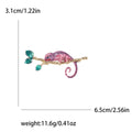 Alloy Enamel Chameleon Brooch Pin For Coats And Blazers view 5