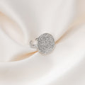 Fashion Geometric Round Pleated Bead Open Ring For Women, Fresh Minimal Adjustable Finger Jewelry view 2