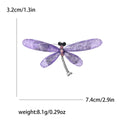 Alloy Rhinestone Dragonfly Brooch Pin For Women's Coat Decoration view 9