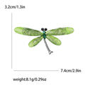 Alloy Rhinestone Dragonfly Brooch Pin For Women's Coat Decoration view 10