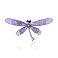 Alloy Rhinestone Dragonfly Brooch Pin For Women's Coat Decoration view 5