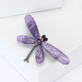 Alloy Rhinestone Dragonfly Brooch Pin For Women's Coat Decoration view 3