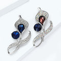 Metal Alloy Crystal Rhinestone Orchid Brooch For Coats And Sweaters view 3