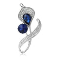Metal Alloy Crystal Rhinestone Orchid Brooch For Coats And Sweaters view 1