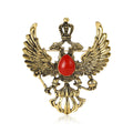 Vintage Alloy Double Dragon Brooch Pin For Suits And Coats view 5