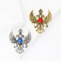 Vintage Alloy Double Dragon Brooch Pin For Suits And Coats view 1