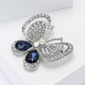 Alloy Rhinestone Butterfly Brooch Pin For Women's Coats And Cardigans view 3