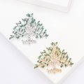 Alloy Rhinestone Tree Of Life Brooch Pin For Suits And Coats view 1