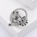 Alloy Lucky Tiger Brooch For Women's Fashion Clothing Accessories view 4