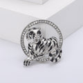 Alloy Lucky Tiger Brooch For Women's Fashion Clothing Accessories view 3