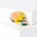 Alloy Enamel Colorful Skull Brooch Pin For Bags Hats And Outfits view 4