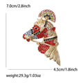 Alloy Rhinestone Rainbow Horse Head Brooch For Coat And Bags view 5