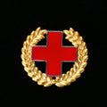 Alloy Enamel Red Cross Badge Brooch Pin For Medical Gifts view 4
