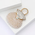 Alloy Pearl Handbag Brooch Pin For Women Suits And Coats view 3