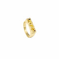 Korean Japanese Minimal Chic Textured Good Luck Meaning Fashion Ring For Women 2023 Style view 5
