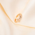 European American Personalized Engraved Letter Ring For Women, Minimalist Trendy Fashion Jewelry view 4