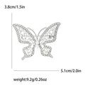 Alloy Pearl Butterfly Brooch With Rhinestones For Blazer Accessories view 4