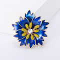 Alloy Enamel Flower Brooch Fashion Clothing Accessory Lapel Pin view 4