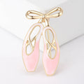 Alloy Enamel Ballet Shoe Brooch Pin For Suit Lapels view 6