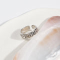 Chinese Style Hip Hop Mahjong Tile Ring, Distressed Open Adjustable Fa Cai Statement Finger Ring view 1