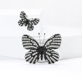 Alloy Butterfly Insect Brooch Pin For Suit Clothing Decoration view 2