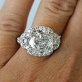 European American Luxury Zircon Ring For Women Fashion Anniversary Celebration Finger Jewelry view 4