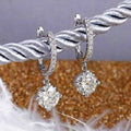 Fashion OL Sparkling Full Crystal Micro Pave Zircon Drop Hook Earrings For Women view 2