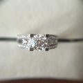 Luxury Sparkling Round Zircon Women's Ring Wedding Anniversary Celebration Gift Jewelry view 3