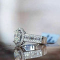 European American Four Prong Oval Zircon Ring High End Women's Wedding Ring Valentine's Gift view 3