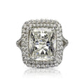 Sparkling Square Princess Cut Ring Fashion Women Engagement Proposal Diamond Style Ring view 2